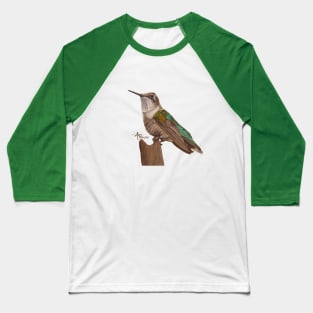 Moon Hummingbird Baseball T-Shirt